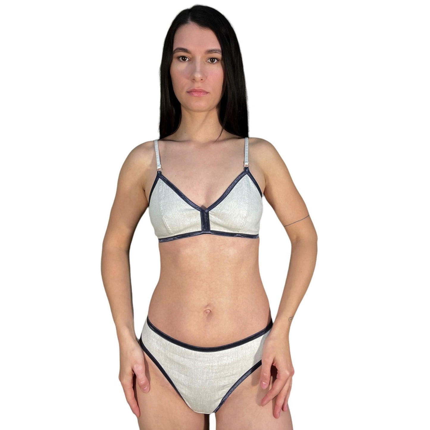 Linen bralette